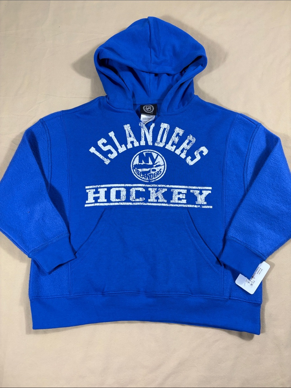 NHL New York Islanders Girls Blue Hockey Hoodie Sweatshirt Size S 6/6X NWT